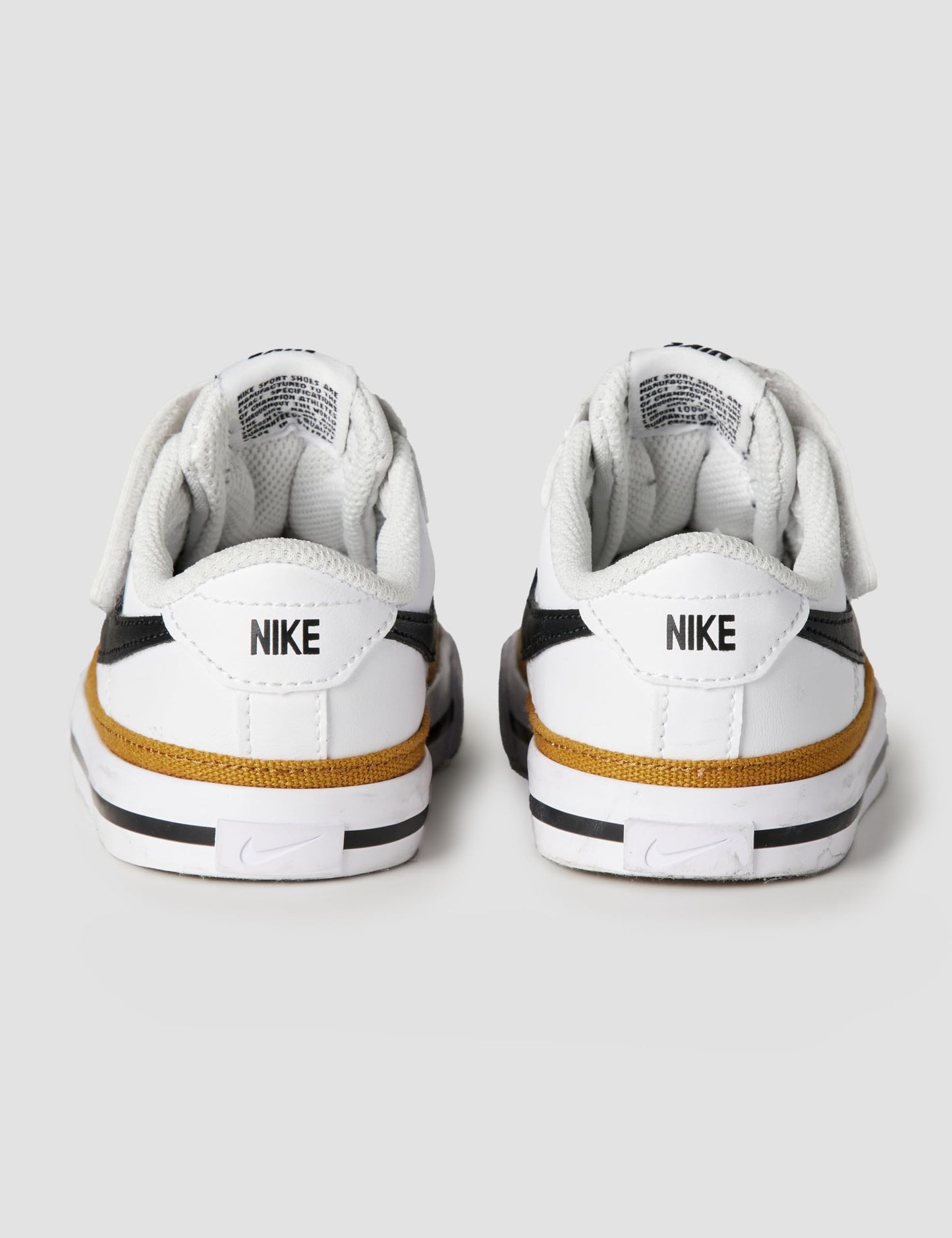 Nike Unisex Kids Court Legacy, Black/White/Gum Light Brown, 7C