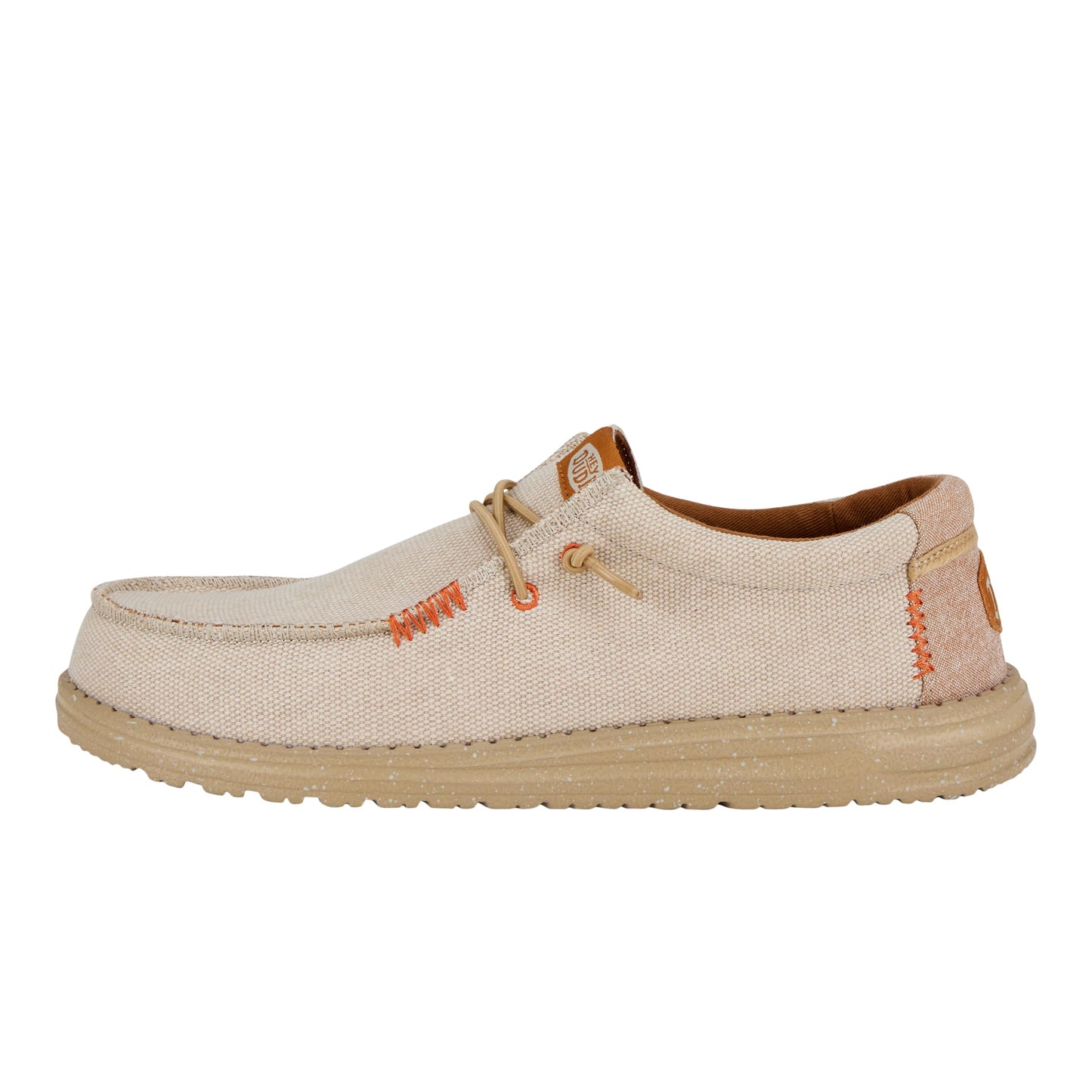 HEYDUDE Men's Wally-Coastline Jute Silver Size 10 | Men's Shoes | Men Slip-on Loafers | Comfortable & Light-Weight