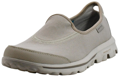 Skechers Women's Go Walk Original Slip-On Walking Shoes, Natural, 6.5 W US