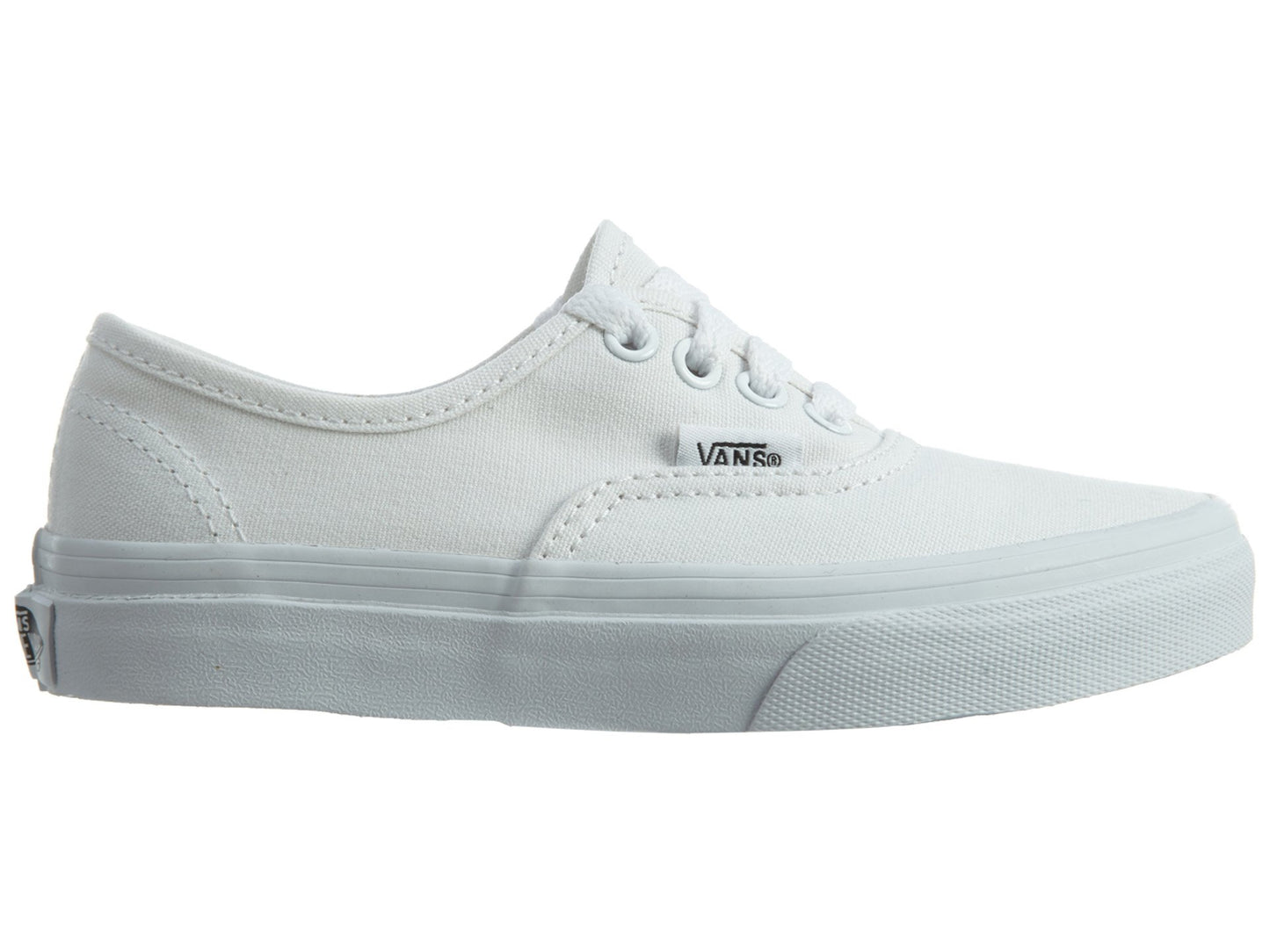 Vans VN-0WWXENS: Kids Authentic Skate True White Sneaker (3 M US Little Kid)