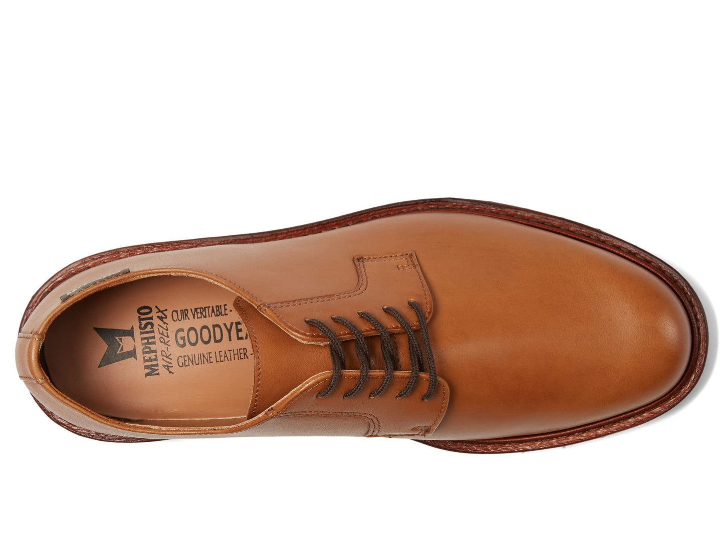 Mephisto Men's Manko Shoe, Brandy, 12.5