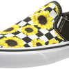 Vans Women's WM Asher Sneaker, Sunflower Checker Multi White, 6