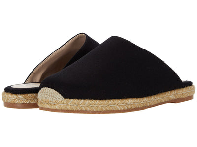 Stuart Weitzman Dree Slide Espadrille Black/Natural 5 C