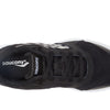 Saucony Unisex Kid's Wind 2.0 Running Shoe, Black/White, 6 Medium