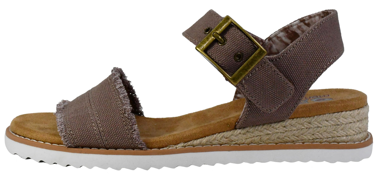 Skechers Women's Desert Kiss-Adobe Princess Sandal, Mocha, 7 M US