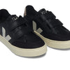 VEJA Kids Small V-12 (Toddler) Sneaker, Black_White_Platine, 8.5 US Unisex