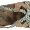 Skechers Womens Reggae - Soundstage Slide Multi-Strap Sandal, Taupe, 11 M US