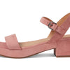 Madewell The Lina Platform Sandal in Suede Misty Rose 9.5 M