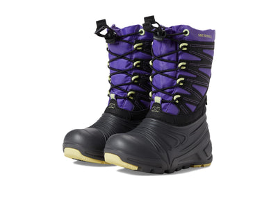 Merrell Snow Boot, Purple/Citron, 2 US Unisex Big Kid