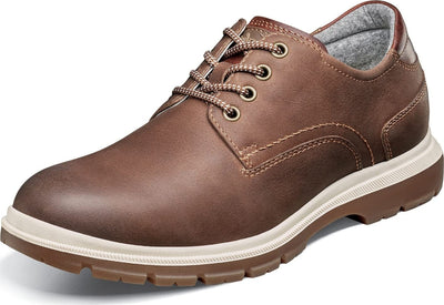 Florsheim Lookout Plain Toe Oxford Mens Oxford 10 DM US Brown