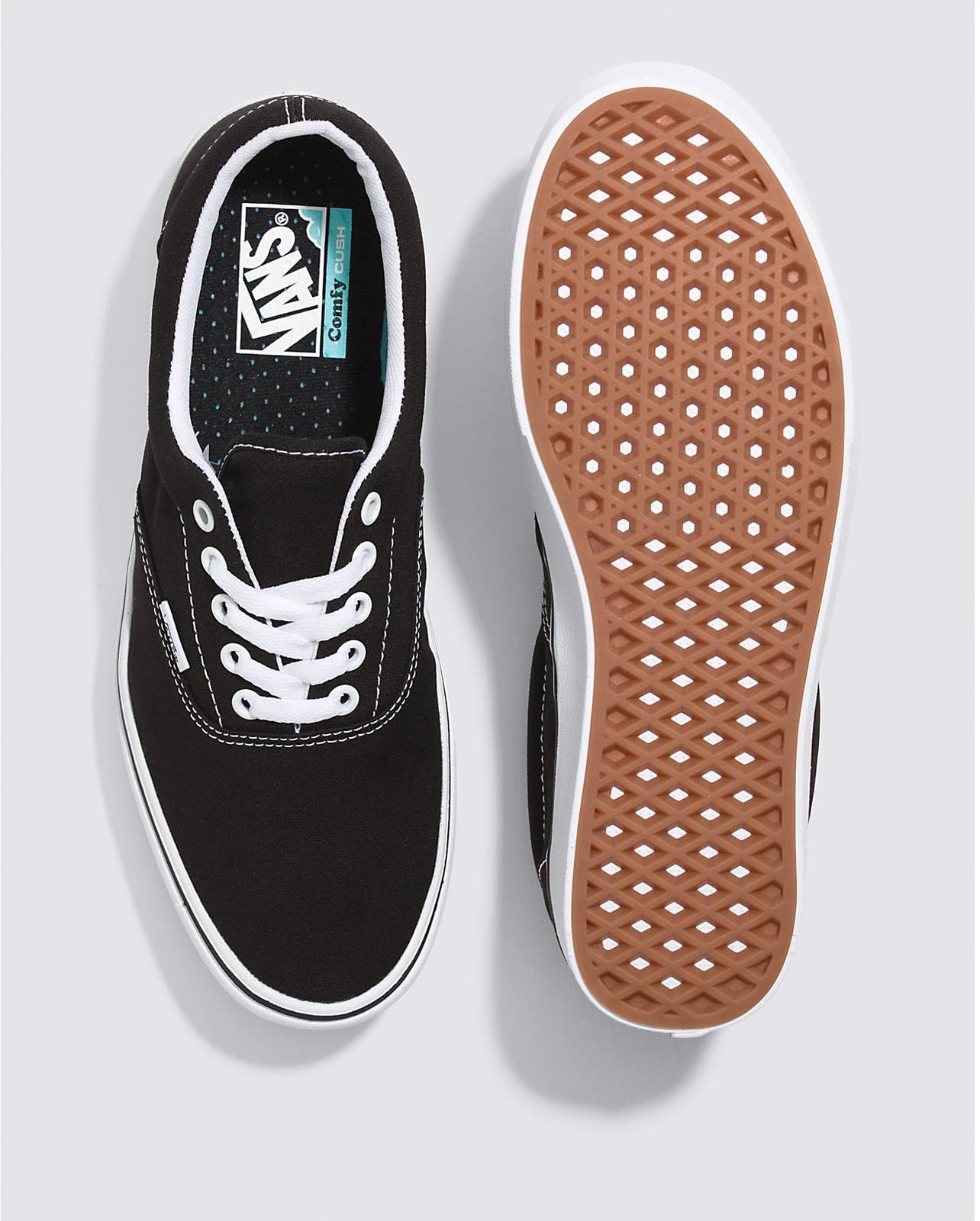 Vans ComfyCush Era (Classic) Black/True White Men's 4, Women's 5.5