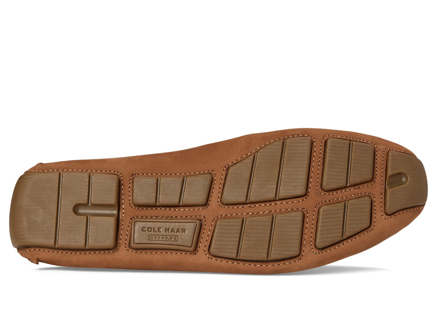 Cole Haan Men's Grand Laser Bit Drivers, Golden Toffee Nubuck/Gum, 12-M US