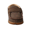 Twisted X Boys and Girls Infant Driving Moc Shoes, Chocolate Shimmer, Size 7