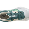 New Balance Men's 696 V6 Hard Court Tennis Shoe, White/Green, 10