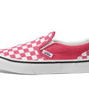 Vans Women's Kid Classic Slip-On (Little Kid), Color Theory Checkerboard Honeysuckle, 1 Medium