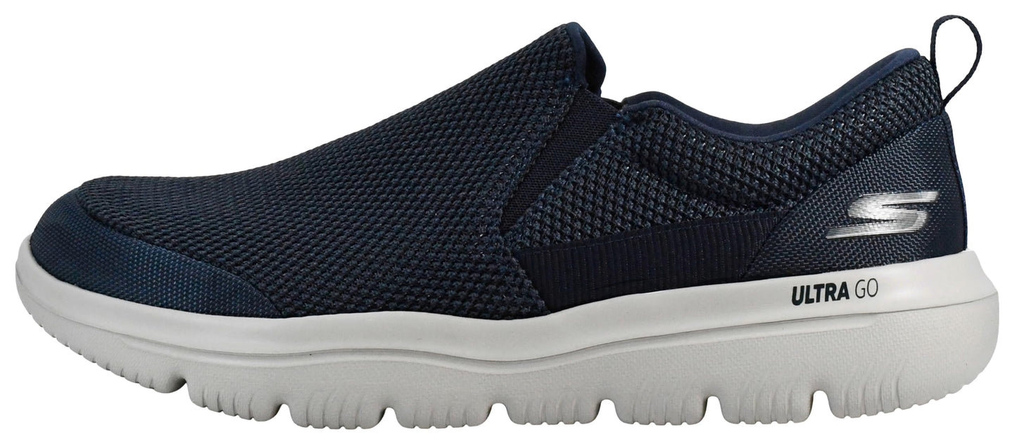 Skechers Men's Go Walk Evolution Ultra Impeccable Sneaker, Navy/Gray, 12.5