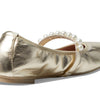 Stuart Weitzman Goldie Ballet Flat Light Gold 10 B