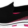Skechers Women's GO Walk 5-PRIZED Sneaker, Black/Multi, 8.5 M US