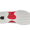 K-Swiss Men's Hypercourt Express 2 HB Tennis Shoe, Bright White/Stretch Limo/High Risk Red, 14 M