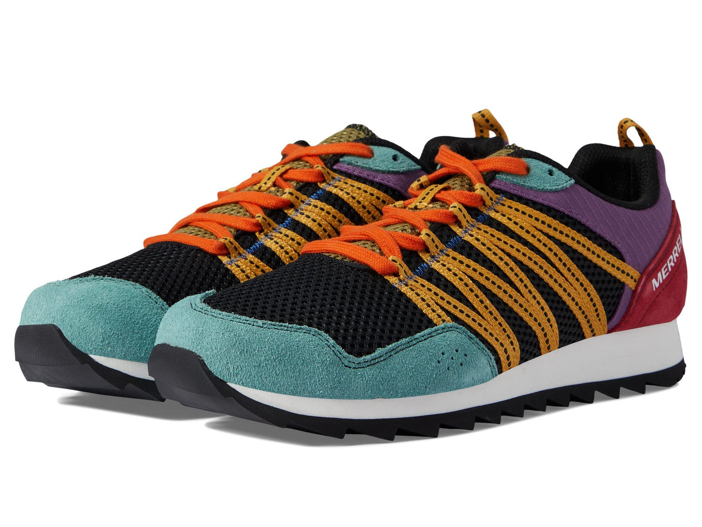 Merrell® Alpine Sport Sneakers for Men – Leather and Nylon Construction – Lightweight EVA Midsole Sport Multi 15 M