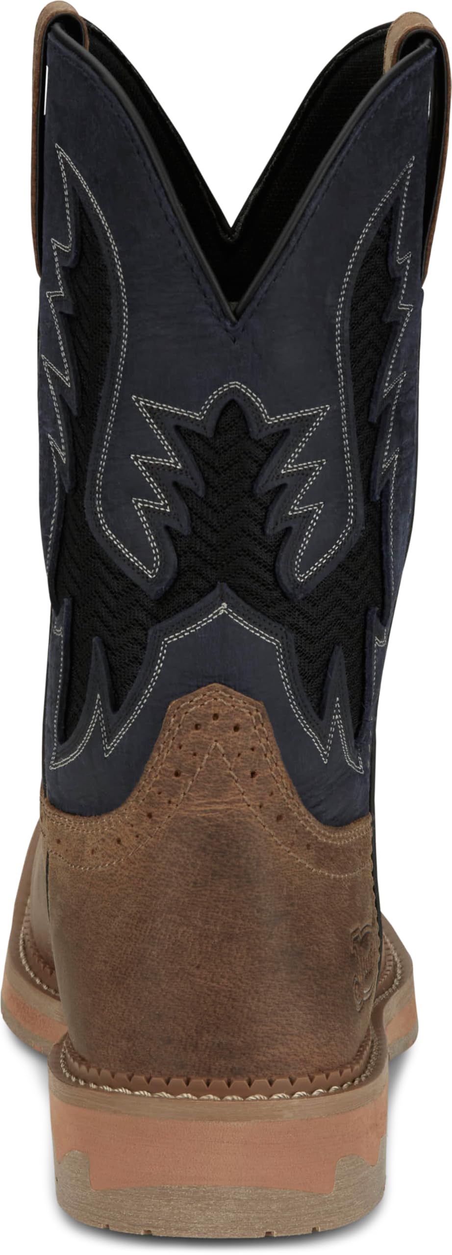 Justin Work Bolt 11" Composite Toe Men's Industrial-and-Construction-Boots, EH Rated, Oil & Slip Resistant, ASTM F2413, Cement Construction, Peanut Tan - 9.5 D