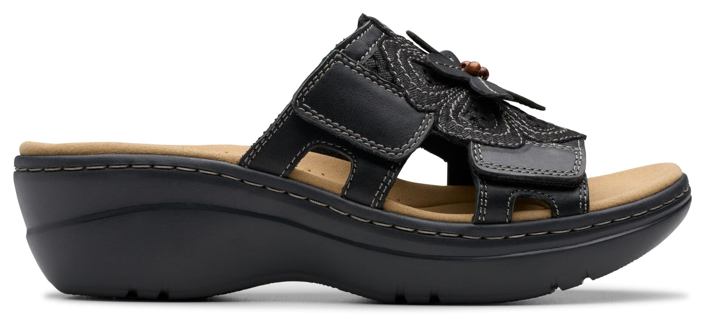 Clarks Women Merliah 2 Belle Black Combi Leather 5.5 Medium
