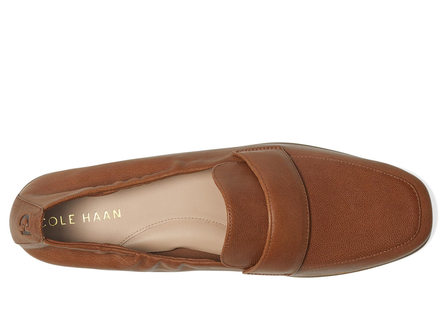 Cole Haan Womens Trinnie Soft Loafers, British Tan Leather, 8.5 Medium
