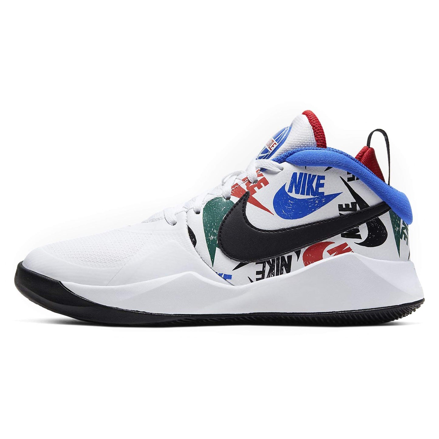 Nike Team Hustle D 9 (gs) Big Kids Cw5815-100 Size 6