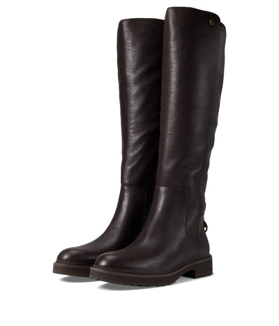 Cole Haan Waterproof Greenwich Tall Boot Dark Coffee Leather/Antique 5.5 B (M)