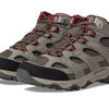Merrell Unisex Kid's Moab 3 Mid Waterproof Hiking Shoe, Boulder/RED, 2 Wide