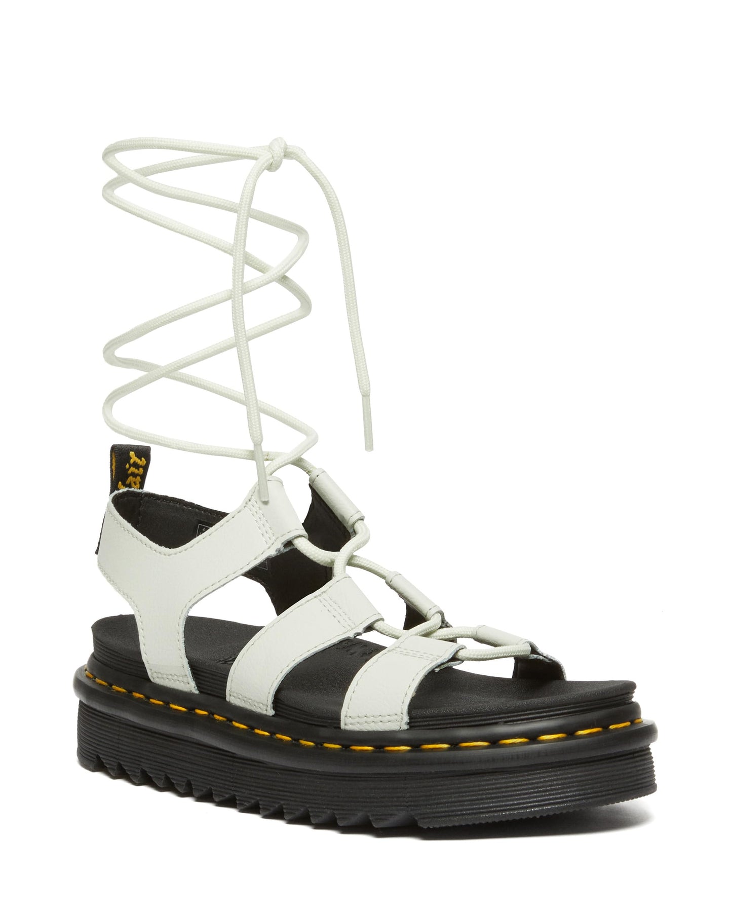 Dr. Martens Womens Nartilla Sandal, Smoked Mint Athena, 8