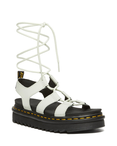 Dr. Martens Womens Nartilla Sandal, Smoked Mint Athena, 8