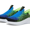 Skechers Kids Boys Ultra Flex 3.0 Sneaker, Black/Blue/Lime, 13, Little Kid