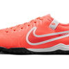 Nike Tiempo Legend 10 Pro Turf Low-Top Soccer Shoes (DV4336-800, Hot Lava/White) Size 9.5