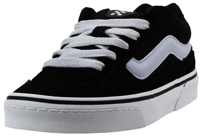 Vans Women's Caldrone Sneaker, Suede/Mesh Black/Light Blue, 7 M US