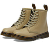 Dr. Martens Kid's Collection 1460 Lace Up Fashion Boot (Little Kid/Big Kid) - Boots for Kids - Rubber Outsole Pale Olive 11 UK (US 12 Little Kid) M