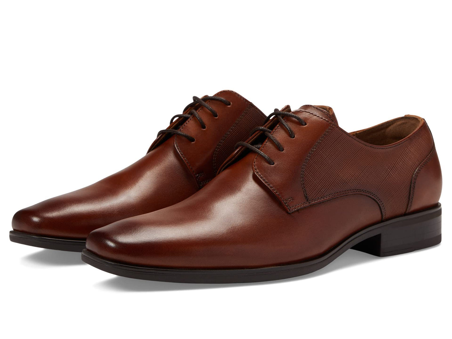 Florsheim Highland Plain Toe Oxford Mens Oxford 105 2E US Cognac