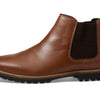 Cole Haan Men's Midland Lug Chelsea Boot, British Tan/Black Water Resistant, 13