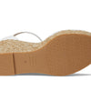 Stuart Weitzman Nudistcurve Espadrille Wedge White 5 B