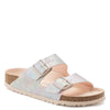 Birkenstock Women's, Arizona Slide Sandal - Narrow Width Rose Iridescent 37 M