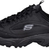 Skechers Men's Stamina-Nuovo lace up Sneaker,Black/Black, 11.5