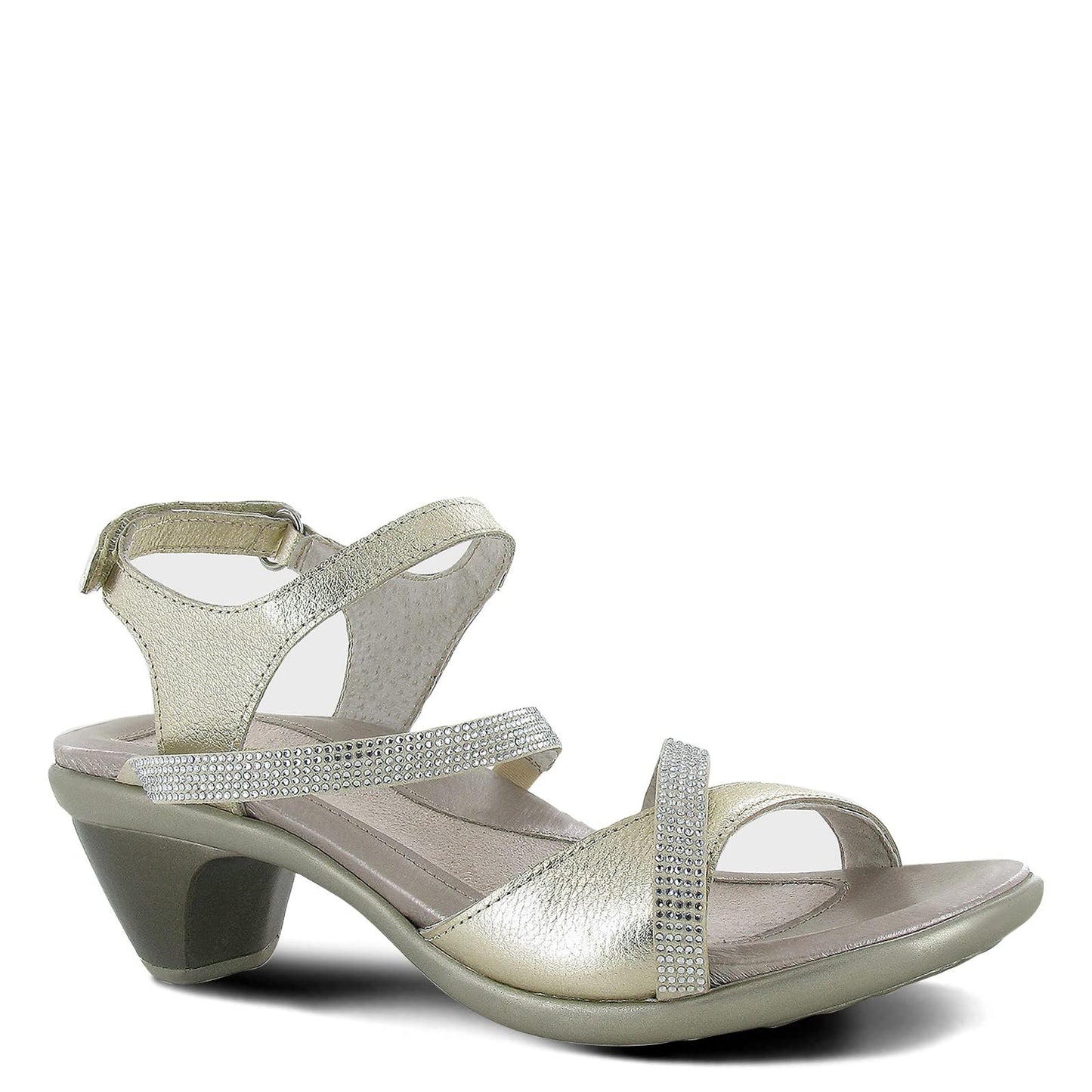 NAOT Women's Innovate Heel Radiant Gold Lthr/Gold w/Gold Rivets 9-9.5 N-M US