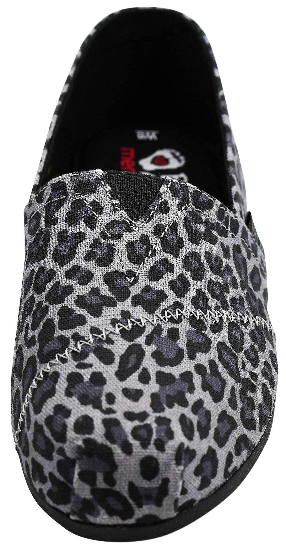 Skechers BOBS Women's Plush-Hot Spotted Black/Charcoal Slip-On 6 M US