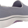 Skechers Women's Go Walk Arch Fit - Grateful, Gray/Lavender, 10