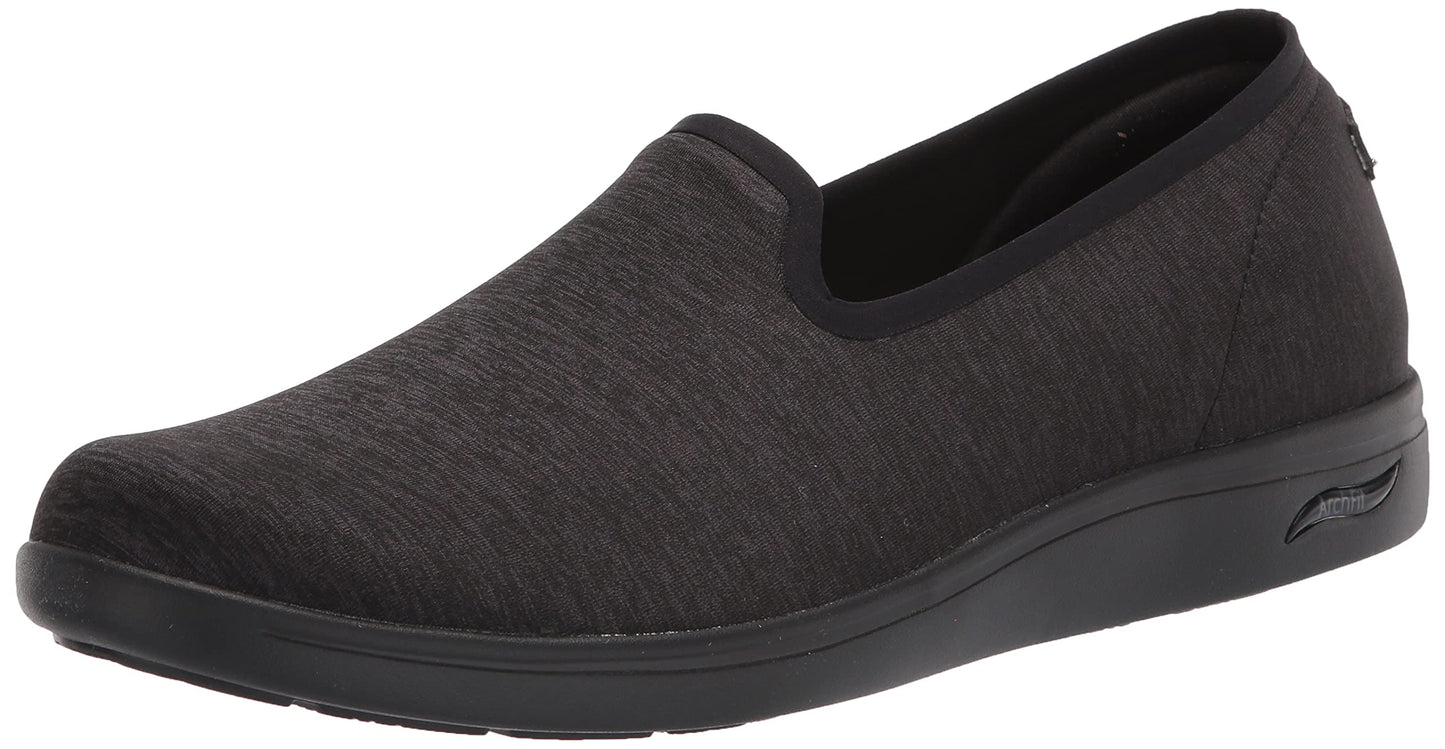 Skechers womens Arch Fit Uplift - Perceived Loafer Flat, Black, 11 US