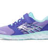 Saucony Wind Alternative Closure 2.0 Running Shoe, Purple/Turq, 4 US Unisex Big Kid