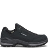 Lowa Mens Renegade GTX Lo Nubuck Leather Black Graphite Shoes 11 US