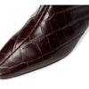 Madewell Womens Dorchester Dimes Tall Boot - Croc Chocolate Raisin 8 Medium