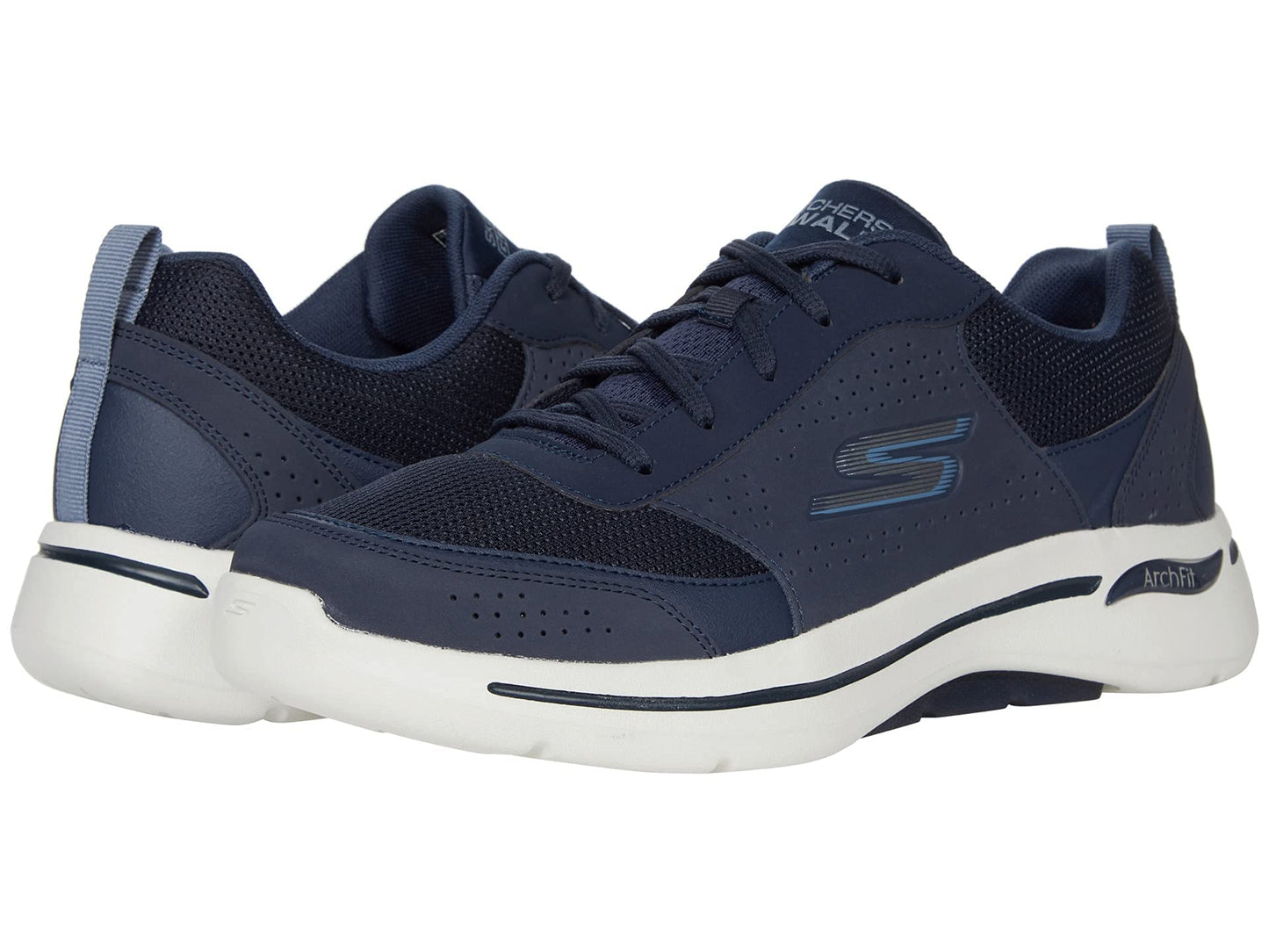 Skechers Go Walk Arch Fit - 216122 Navy/Blue 10.5 EE - Wide