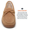 Sperry Men's Trapper Moccasin Slippers with Rawhide Leather Lacing, Cinnamon, 11 M US